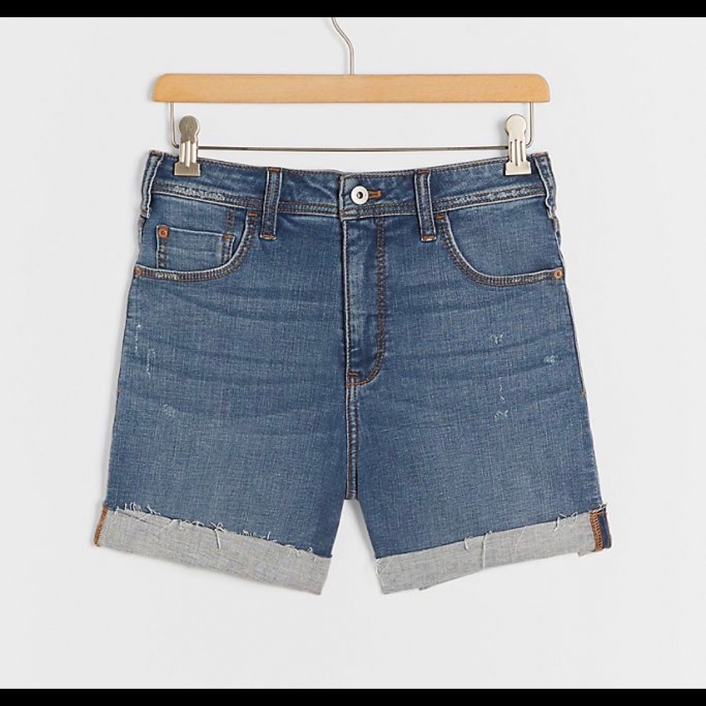 NWT Anthropologie Pilcro Denim Bermuda Shorts 27